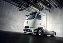 Mercedes-Benz Trucks eActros Lowliner, cap tractor electric pentru transporturi de volum 8 Mercedes-Benz eActros Lowliner, camion electric pentru transporturi de volum